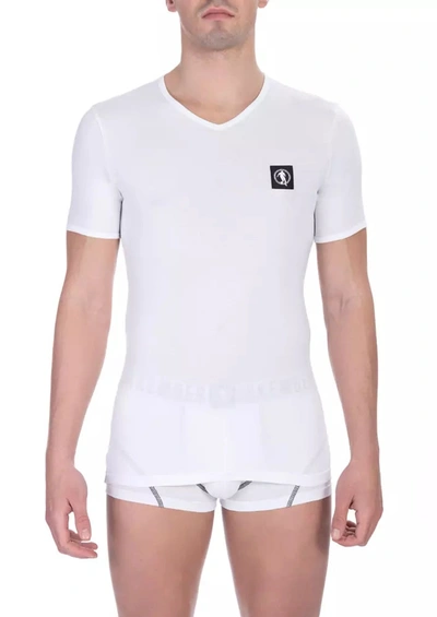Shop Bikkembergs Cotton Men's T-shirt In White