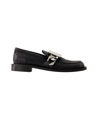Shop Jw Anderson Gourmet Loafers - J. W. Anderson - Black - Leather