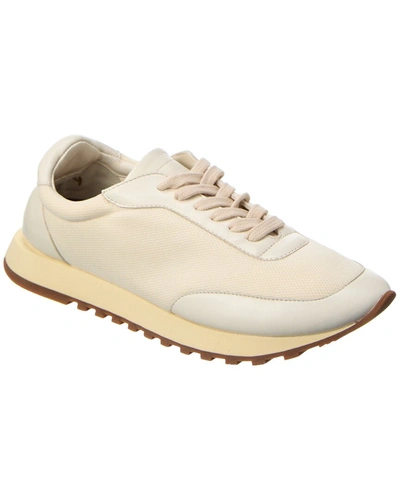 Shop The Row Owen Leather & Mesh Sneaker In White