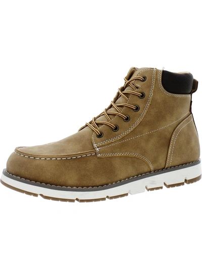 Shop Levi's Mens Faux Leather Lifestyle Ankle Boots In Multi