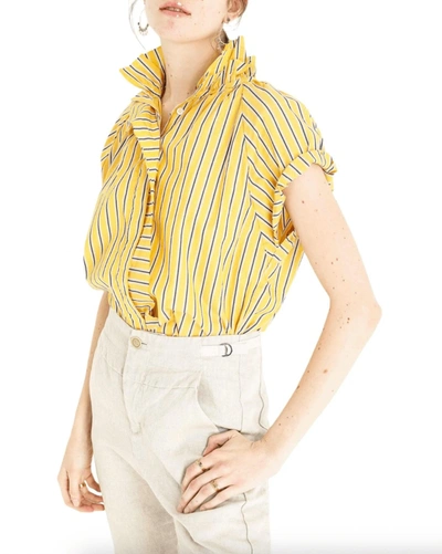 Shop A Shirt Thing Stella Top In Yellow