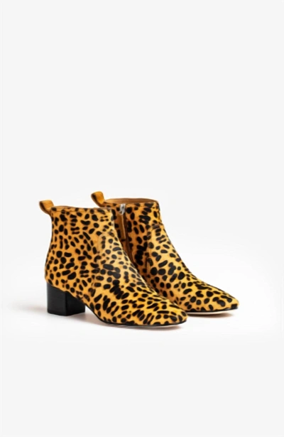 Shop Johnny Was Leopard Heeled Boot In Multi