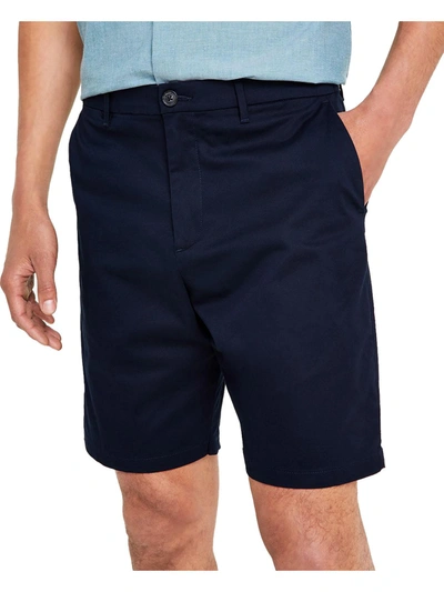 Shop Calvin Klein Mens Cotton Flex Casual Shorts In Blue