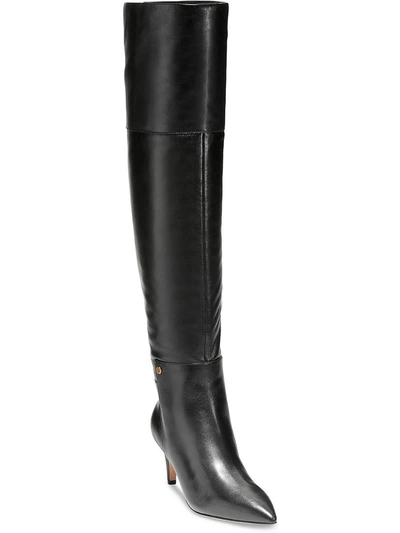 Shop Cole Haan Vandam Womens Leather Pointed Toe Over-the-knee Boots In Multi