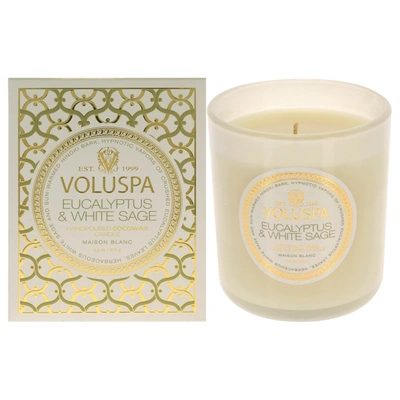 Shop Voluspa Eucalyptus And White Sage By  For Unisex - 9.5 oz Candle