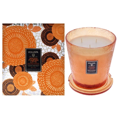 Shop Voluspa Spiced Pumpkin Latte 3 Wick Hearth Candle By  For Unisex - 38 oz Candle