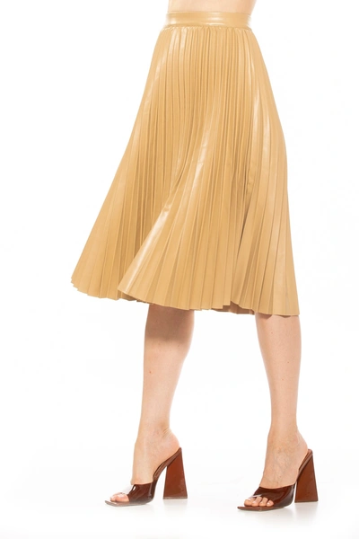 Shop Alexia Admor Luca Skirt In Brown