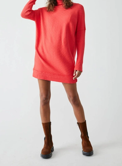 Shop Free People Casey Tunic Top In Fiery Red