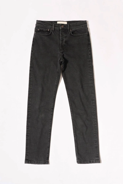 Shop Jeanerica Classic Jeans In Black In Grey