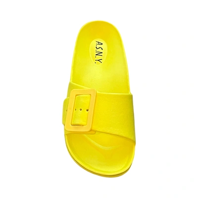 Shop Andrew By Andrew Stevens Amira Sandal In Yellow