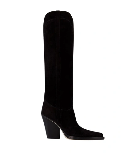 Shop Paris Texas El Dorado 100 Boots -  - Leather - Black
