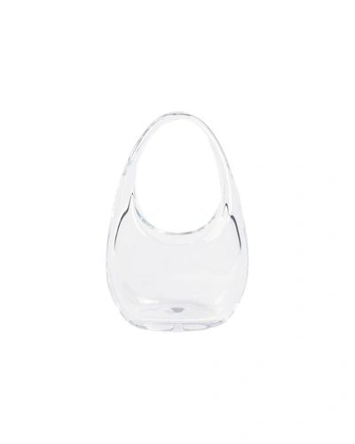 Shop Coperni Mini Swipe Bag -  - Glass - Transparent In Multi