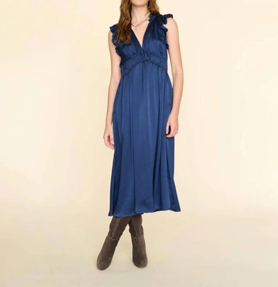 Shop Xirena Star Posey Dress In Sapphire In Blue