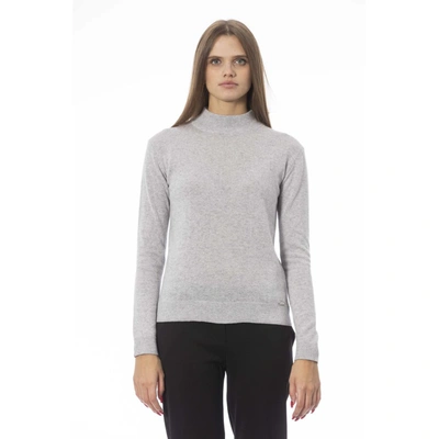 Shop Baldinini Trend Fabric Women's Sweater In Grey