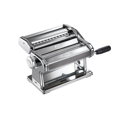 Shop Marcato Atlas 180 Machine With Pasta Cutter, Hand Crank, And Instructions, Made In Italy, Silver