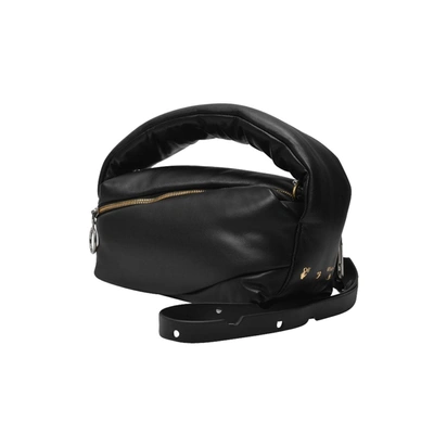 Shop Off-white Pump Pouch In Black Leather