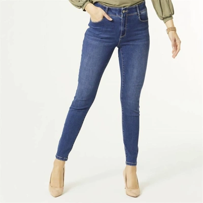 Shop Coco + Carmen Omg Zoey Zip Skinny Jeans In Blue