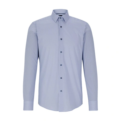 BOSS - Slim-fit shirt with stretch