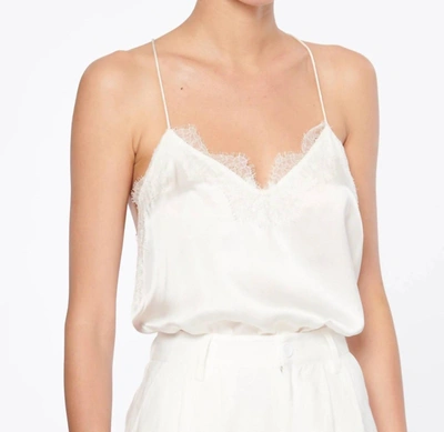 Shop Cami Nyc The Racer Charmeuse Cami In White