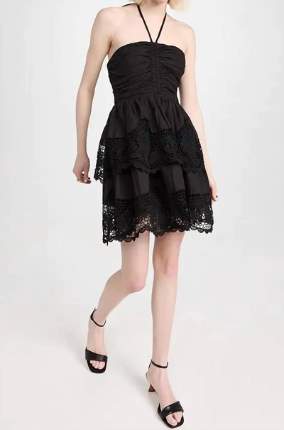 Shop Ulla Johnson Savannah Dress In Noir In Black