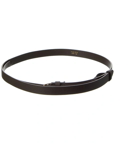 Shop The Row Manny Small Leather Belt In Brown