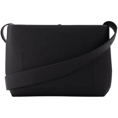 Shop Acne Studios Musubi Shoulder Bag In Black Leather