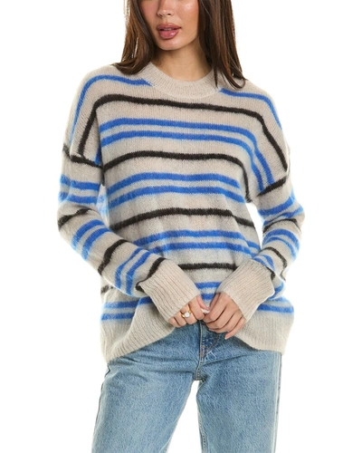 Shop Isabel Marant Étoile Isabel Marant Etoile Drussell Mohair & Wool-blend Sweater In Blue