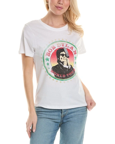 Prince Peter Bob Dylan Crop Top In White