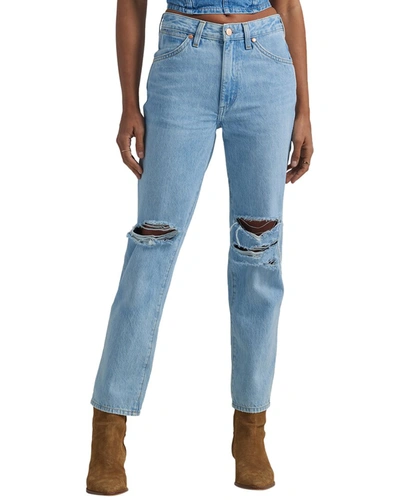 Shop Wrangler Wild West Bad Intentions Straight Leg Jean In Blue