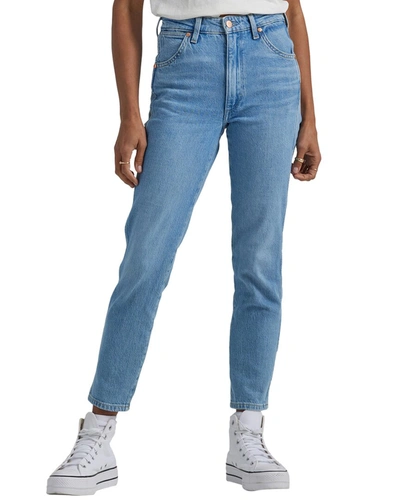 Shop Wrangler Walker Supertubes Slim Straight Jean In Blue