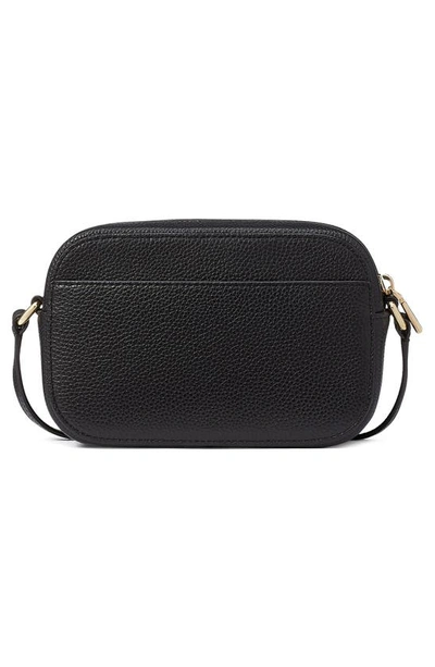 Shop Kate Spade Ava Pebble Leather Crossbody Bag In Black