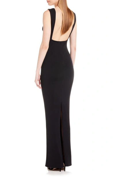 Katie May Janette Lace Inset Gown In Black