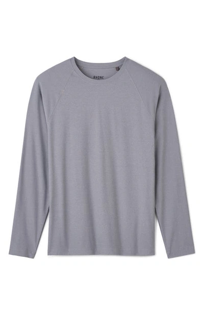 Shop Rhone Reign Long Sleeve T-shirt In Quicksilver Heather