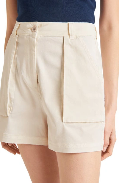 Shop Splendid Margaret Trouser Shorts In Moonstone