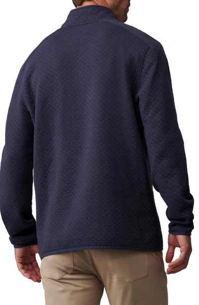 Shop Rhone Gramercy Quilted Pullover In Navy