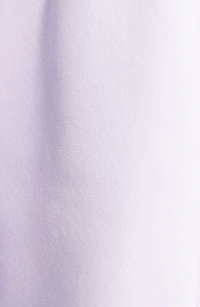 Shop Zella Cara Ultracozy Cotton Blend Fleece Joggers In Purple Secret
