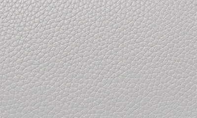 Shop Kate Spade Hudson Pebbled Leather Medium Shoulder Bag In Platinum Grey