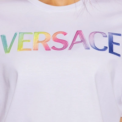 Shop Versace Cotton Logo T Shirt