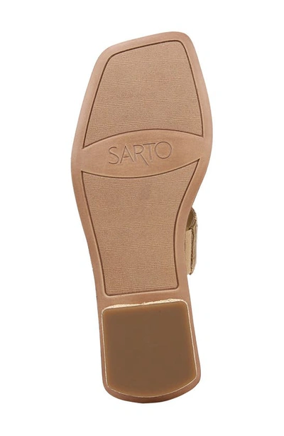 Sarto By Franco Sarto Emily Slide Sandal In Natural