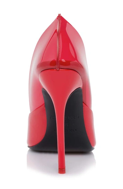 Shop Jessica Rich Angelica Pointed Toe Pump In Red