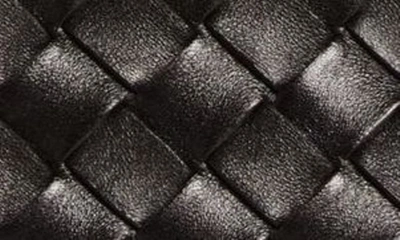 Bottega Veneta Small Andiamo Intrecciato Shoulder Bag In Black Brass/ Black