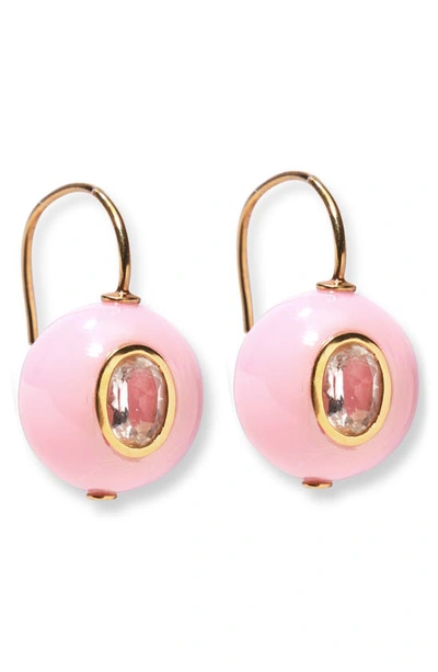 Shop Lizzie Fortunato Pablo Drop Earrings In Pink