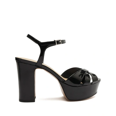 Shop Schutz Keefa Patent Leather Sandal In Black
