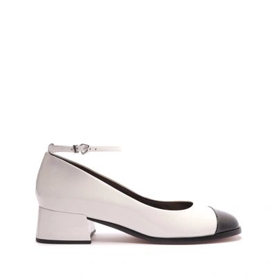 Shop Schutz Dorothy Casual Leather Pump In White