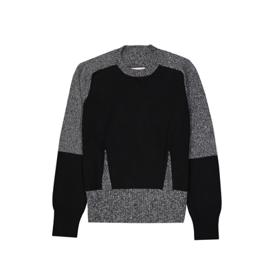 Shop Alexander Mcqueen Wool And C Mere Sweater