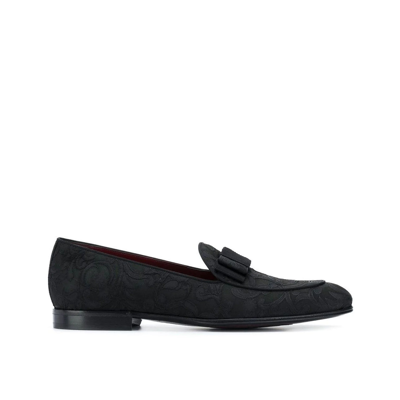 Shop Dolce & Gabbana Baroque Jacquard Loafers