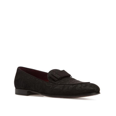 Shop Dolce & Gabbana Baroque Jacquard Loafers