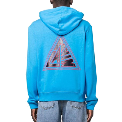 Shop Lanvin Triangle Zip Up Sweatshirt