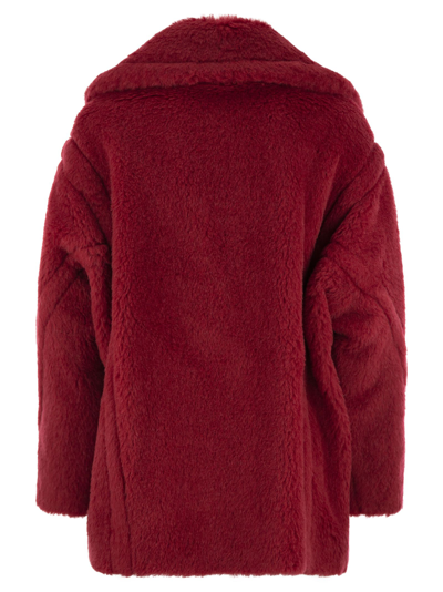 Shop Max Mara Frais Teddy Fabric Short Coat