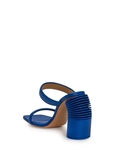 Shop Off-white Tonal Spring Sandal In Blue